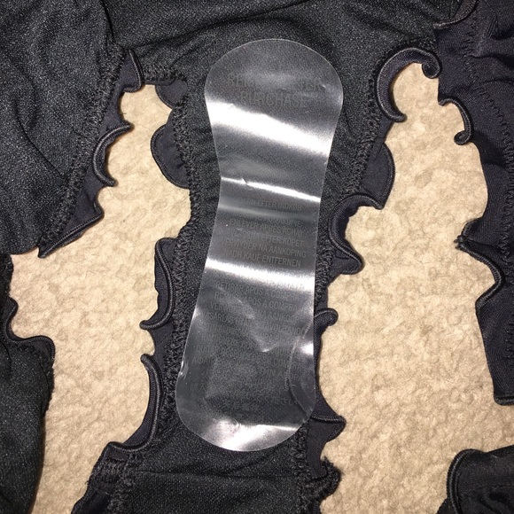 Hollister Black Ruffle Swim Bottom - Picture 3 of 5